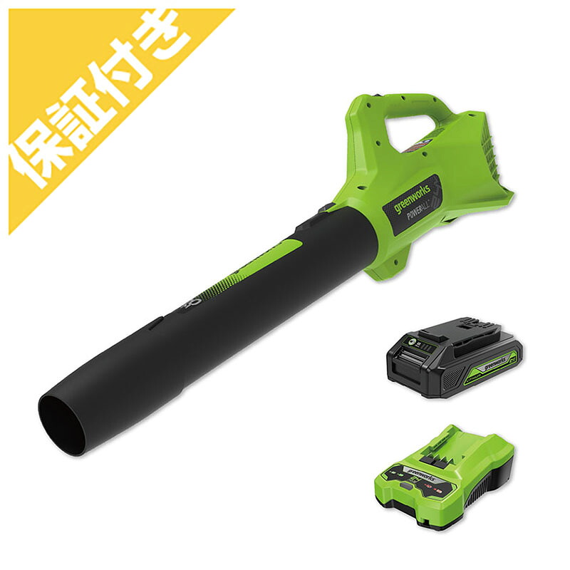 【プレミア保証付き】 【グリーンワークス】 BL24BA2 充電式ハンディブロワ ブロワー 【24V】 【greenworks】