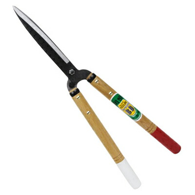 【最短当日発送】【岡恒/オカツネ】 刈込鋏 60型 ショートハンドル No.217［庭木 生垣 植木 造園 剪定 刈込 はさみ バサミ 日本製 園芸 植木職人 庭師 赤白］