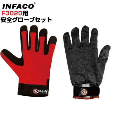 和光商事 電動剪定バサミ INFACO F3020用 安全グローブセット 右手用Mサイズ フランス製｜アグリズ店