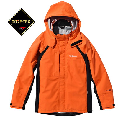 ゴアテックス Bloom ジャケット フラッシュオレンジ LL GORE-TEX Stretch 伸縮 防水 透湿 防風 軽量 全天候型フィールドウェア レインウェア ウインドブレーカー 防寒着 アウトドア 登山 田中産業 100万着の実績！
