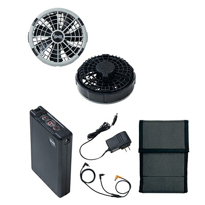 空調服 ｽﾀｰﾀｰｷｯﾄ (18V) 865976 ﾌｧﾝ：ｸﾞﾚｰ SK23011K50