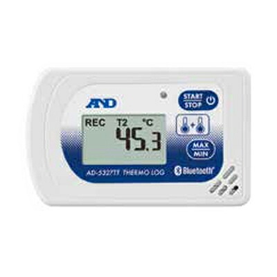 A\u0026D エー・アンド・デイ BLE 気温2CH 資料ロガー AD-5327TT 別売の外の方気温センサープローブAX-KO6692またはAX-KO6693が已むを得ず