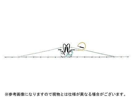 【ノズル・噴口】ヤマホ 中持ブームG型18頭口新広角スズランタイプ（G3/8）