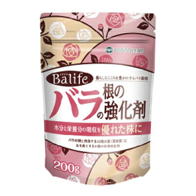 プロトリーフ バライフ バラの根の強化剤 200g x 30入 18種類の菌根菌 6種類の有用微生物 水分と栄養分の吸収を優れた株に｜アグリズ店 13,309円