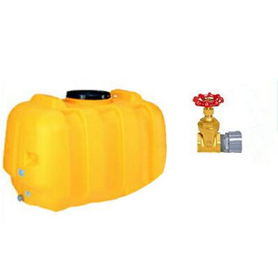 コダマ樹脂工業 タマローリータンク（横型） AT-200 【200L】【40A水抜き弁膜付き添い人】【人間宅送りとどける不可（法人名でご申しつけるください）・代引不可】
