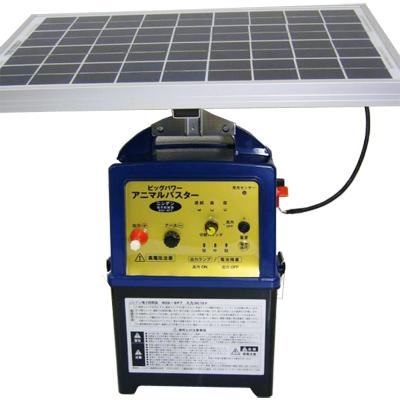 ニシデン産業 シカ用 電気柵 400mＸ4段張り セット ビッグパワー 12Wソーラー FRP支柱φ20mm バッテリー別売