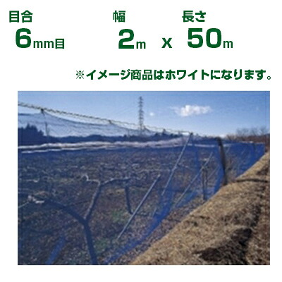 【個人宅配送OK】日本ワイドクロス 防風ネット ワイドラッセル防風網 N600 白 目合6mm目 2m×50m(農業用 家庭菜園 畑 ハウス 農業資材 農園 園芸 果樹 野菜 植木 庭木 りんご レモン みかん オレンジ 雪 網目 台風 ベランダ ホワイト 幅 200cm)