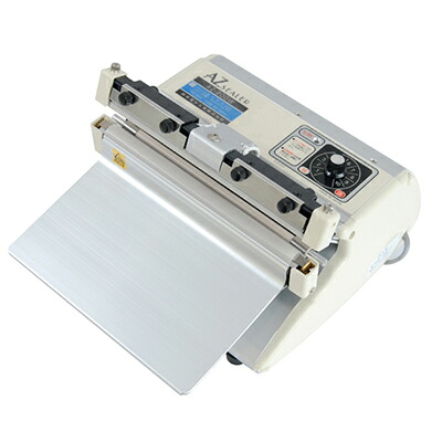 卓上シーラー 20珊 朝日実業 卓上シーラー （厚物ｶﾞｾﾞｯﾄ袋用） AZ-200W 上下熱する 茶の葉 珈琲 お菓子袋 （代引不可）