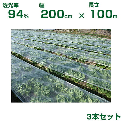 個人宅配送OK 小泉製麻 露地野菜 保温 バロン愛菜NEO 200cm X 100m 3本入 透光率94% レタス 馬鈴薯 白菜 ネギ ブロッコリー お茶 保湿 防霜 冷害