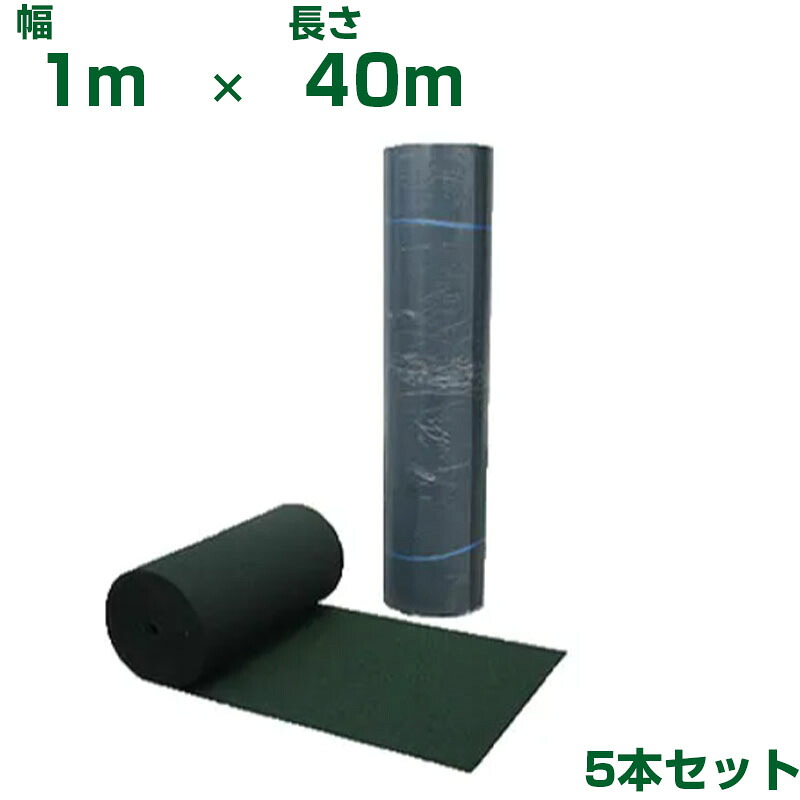 防草居敷き 1m 谷口加工 植樹ニューつや消し C-4 翠緑 緑であること 1m X 40m 5本 土木 弾丸道路通り路 総有工事 NETIS 太陽の光発生 メガソーラー 18年高耐久 国産