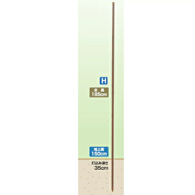 タイガー 電気柵 支柱 TBS-PK20180 樹脂被覆鋼管支柱 K2018 50本入 (20mm径X長さ185cm) 50本入 アニマルキラー シカポール TAK-P004|アグリズ店