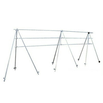 楽天市場】8台 アルミ稲干台 はざ 3段掛け 稲架 (はさ、はざ、はせ、は