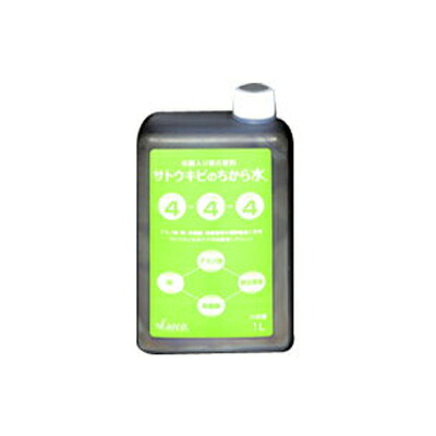 ジェーアルコ サトウキビのちから水 1L 12本入り 4-4-4 液体肥料 液肥 日本アルコール産業|アグリズ店