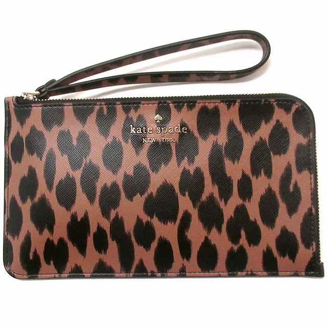 Kate spade ケイトスペードアウトレット ポーチ Cheetah ヒョウアニマルプリント ポーチ KE636 960｜セレクトAG