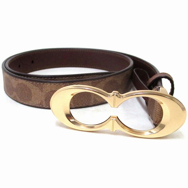 正規品 COACH コーチ ベルト シグネチャー キャンバス レザー レディース 楽天市場】コーチ ベルト COACH コーチ アウトレット シグネチャー