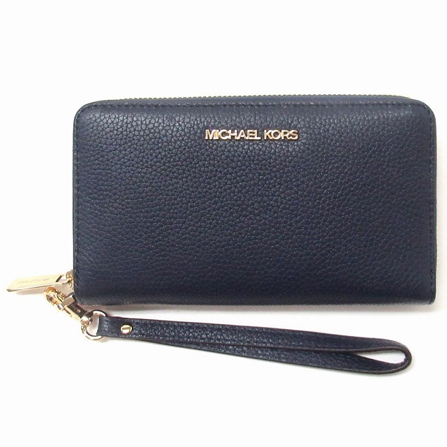 MICHAEL KORS マイケルコース アウトレット 財布 レザー ジェットセットトラベル 長財布 35S9GTVE7L NAVY　n240912