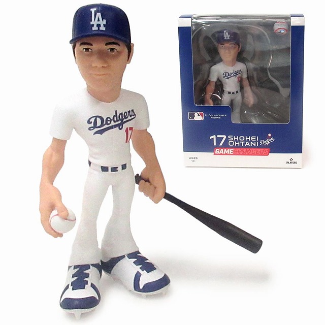 大谷翔平選手 ドジャース Los Angeles Dodgers 大谷翔平 シリーズ1 ゲームチェンジャーズ 6インチ ビニールフィギュア 人形 202867568　n250416