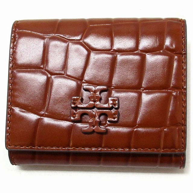 (美品)トリーバーチ　マックグロー　トライフォールド　ミニウォレット　折り財布 Tory Burch】McGraw Tri-Fold Mini Wallet ♥トリーバーチ マック