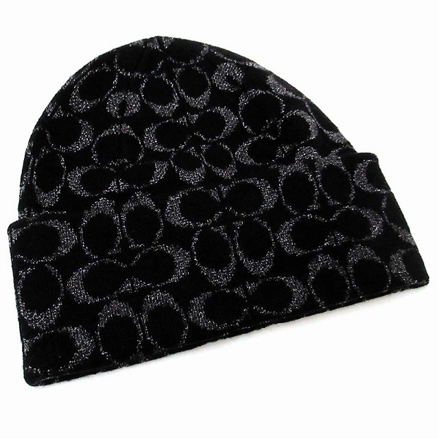 楽天市場】コーチ COACH 小物 ニット帽 ニット シグネチャービーニー