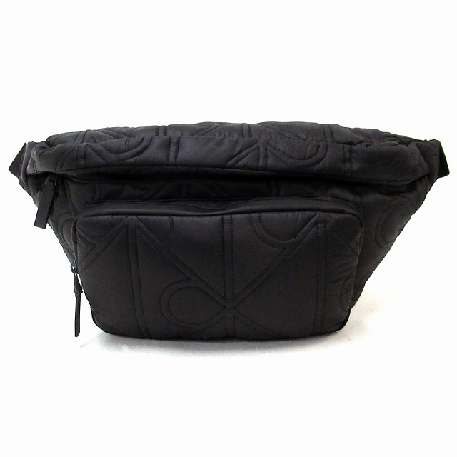 Calvin Klein カルバンクライン アウトレット バッグ パフ オールオーバー エンブレム ロゴ スリングバッグ ショルダーバッグ 4D3142G 001 n260326