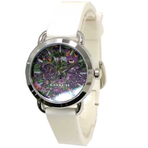 新規購入 コーチ 時計 レディース Coach アウトレット レックス フローラル ラバー レディース 腕時計 N お1人様1点限り Palomar Com Br