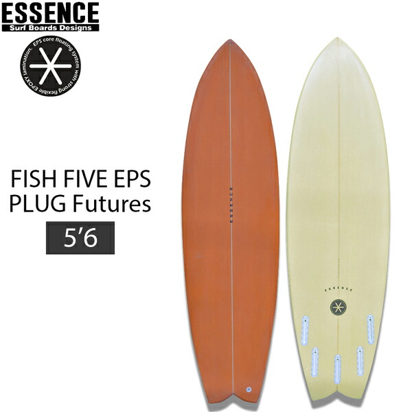 新品格安ESSENCE フィッシュボード 5’4 162.5cmベージュフィン付 楽天市場】ESSENCE FISH FIVE 5.8 フィッシュボード サーフィン