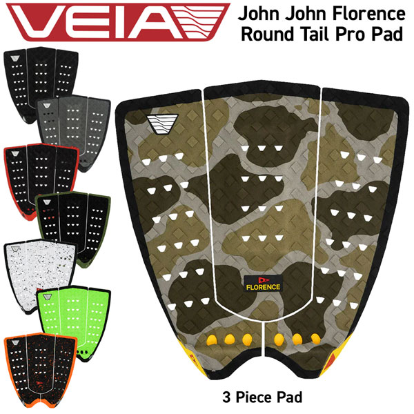 ヴェイア デッキパッド VEIA John John Florence Round Tail Pro Pad ラウンドテール ジョンジョン VTRAJJF01 サーフィン