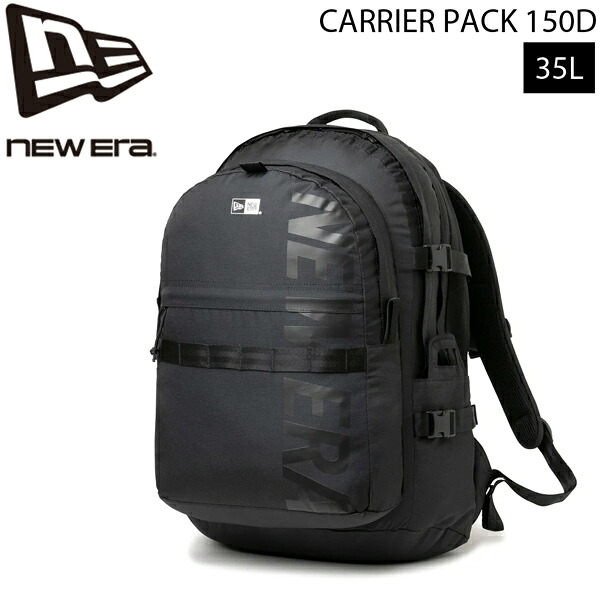 ニューエラ バックパック NEW ERA キャリーパック 150D ニューエラロゴ ブラック 約35L ポリエステル