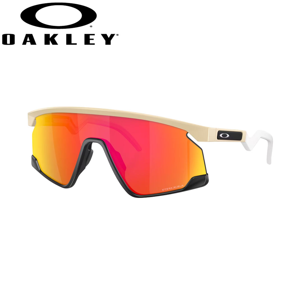 オークリー サングラス BXTR OAKLEY フレーム：Matte Desert Tan / Matte Black レンズ：Prizm Ruby スポーツ