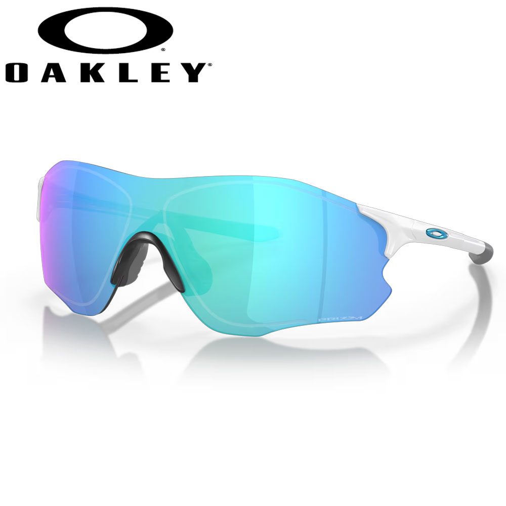 オーク材ロバート・エドワード・リー 黒眼鏡 運動競技 イーブイゼロ 通行手形 OAKLEY EVZERO PATH (A) ひな形：Polished White 水晶体：Prizm Sapphire oky-sp