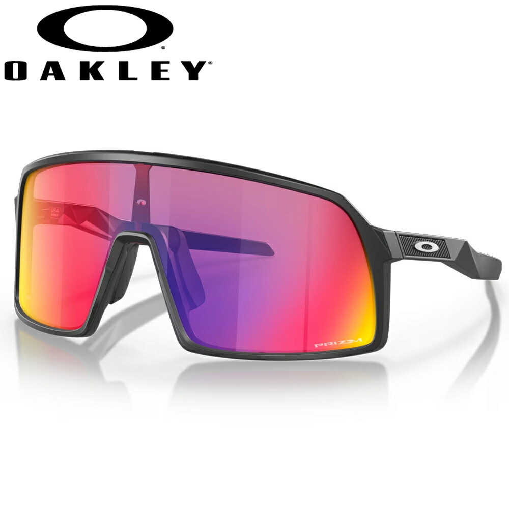 オーク材ロバート・エドワード・リー 黒眼鏡 ストロ 運動競技 OAKLEY SUTRO S Fream Matte Black / Lens Prizm Road スポーツウェア・アクセサリー-スポーツサングラス