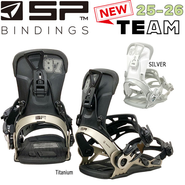 楽天市場】25-26 エスピー チーム SP BINDINGS TEAM スノーボード