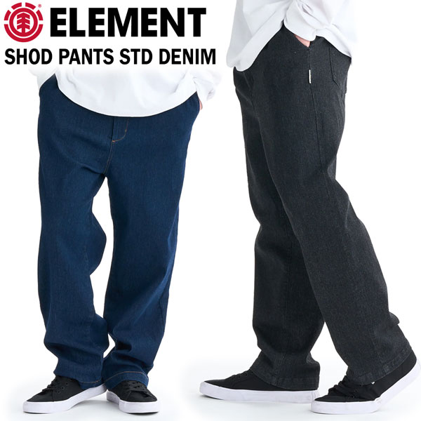 エレメント パンツ ELEMENT SHOD PANTS STD DENIM デニムパンツ ワイドシルエット BF022700