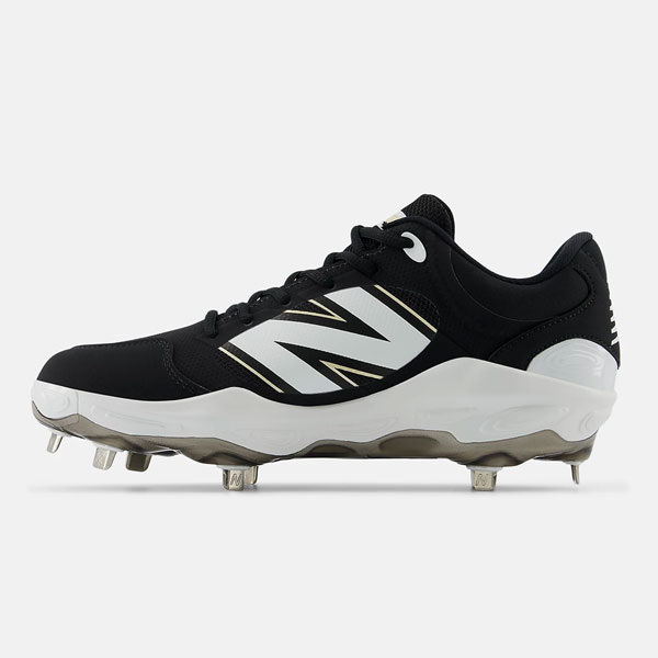 ニュー平衡にする ベイスボールスパイク 金具スパイク 金属元素スパイク スパイク 軽さ 幅ひろい New Balance L3000 Fresh Foam X 幅2E好いかげんに 黒いこと