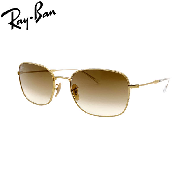 レイバン サングラス RayBan スクエア メタル フレーム/ARISTA レンズ/GRADIENT BROWN｜MOVE select