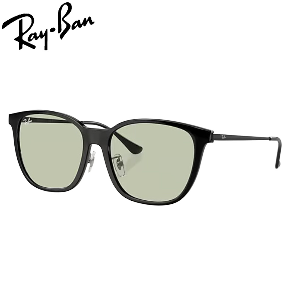 レイバン サングラス RayBan RB4333D フレーム/BLACK レンズ/LIGHT GREEN