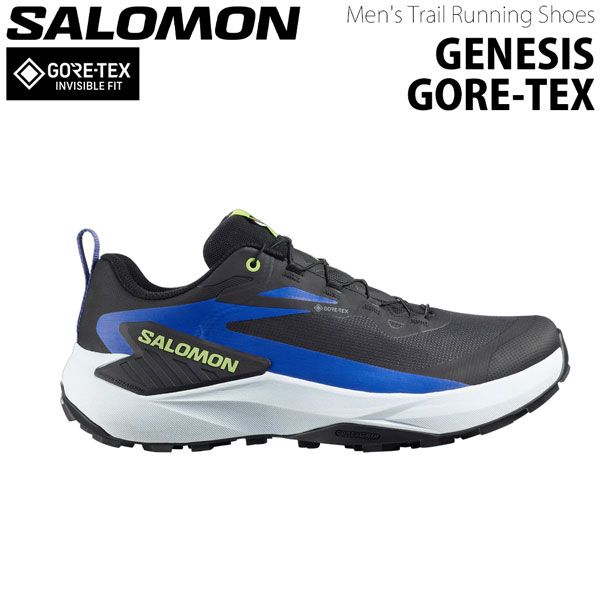 サロモン GENESIS GTX トレイルランニングシューズ ゴアテックス 防水 トレラン 登山 アウトドア SALOMON 国内正規品