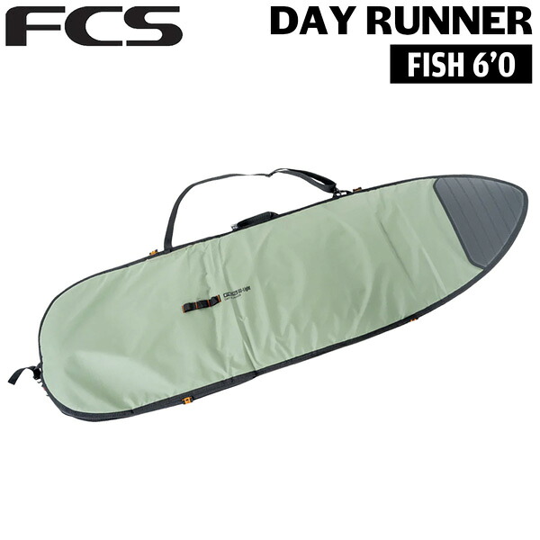 エフシーエス ゲーム盤入れもの FCS DAY RUNNER FISH 6’0 ALPINE 波乗り フィッシュ・幅ひろいミニゲーム盤用捉え所の無い入れもの デイランナー