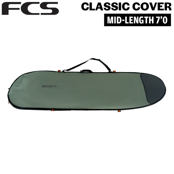 エフシーエス ゲーム盤入れもの FCS CLASSIC COVER MID-LENGTH 7’0 ALPINE 波乗り ミッド・ファンボード用捉え所の無い入れもの 古典派音楽押しかぶせる