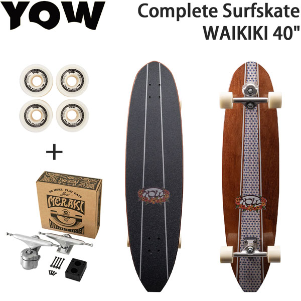 ヤウ ワイキキ 26 YOW WAIKIKI 40 コンプリートサーフスケート|MOVE select