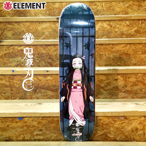 スケボー デッキ 因 Element Kimetsu Nezuko 1 Deck 8 キメツ 邪神滅の剃り刃 ネズコ あすやすい Bairien Yamagata Jp