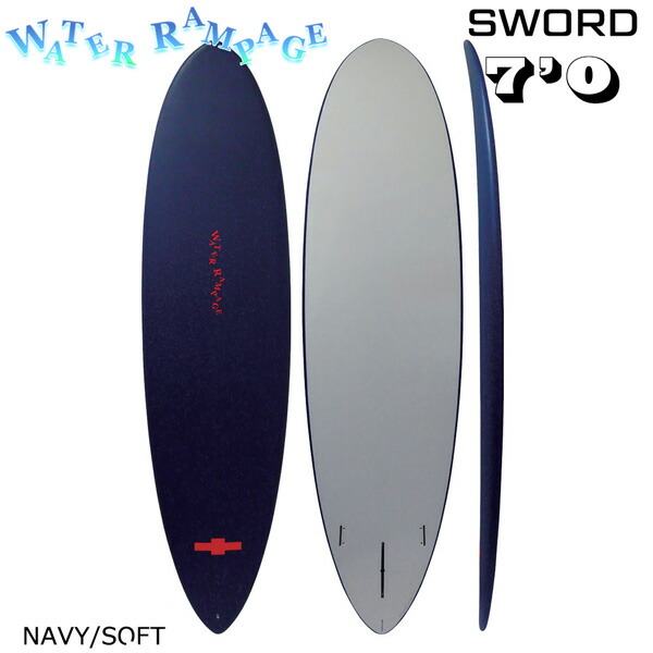 ソフトボード ウォーターランページ WATER ソフトフィン NAVY SWORD 1