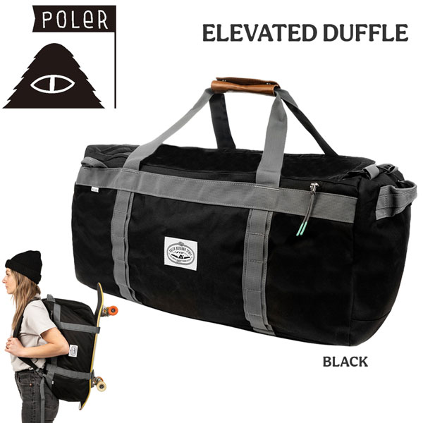 バック かばん トラベル POLER ポーラー ELEVATED DUFFLE エレベーテッドダッフル 中古