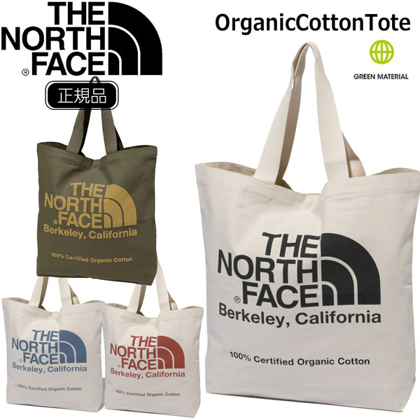 ザ ノースフェイス COTTON FACE NORTH ORGANIC THE TNF-22FW TOTE オーガニックコットン トート 出群  オーガニックコットン