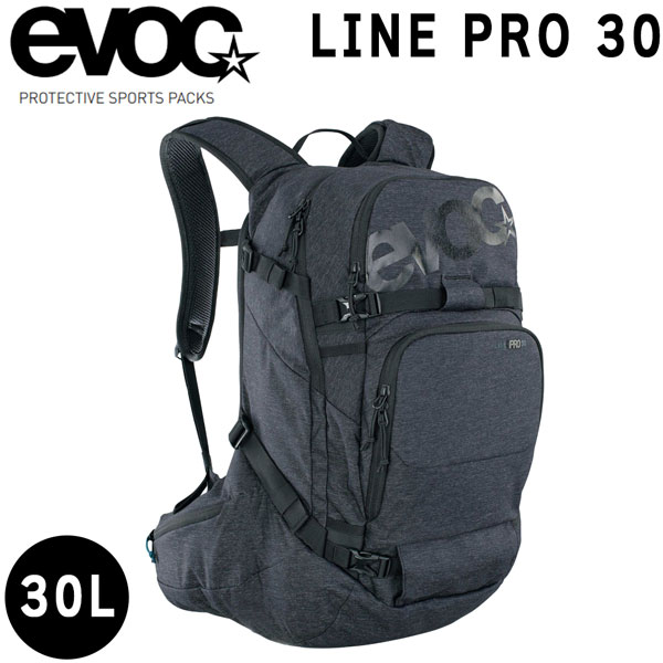 スキーの板 スノーボード 背嚢 うしろ側容器に並べる 23-24 EVOC エボック LINE PRO 30 伝達ルート労働者階級30 BLACK