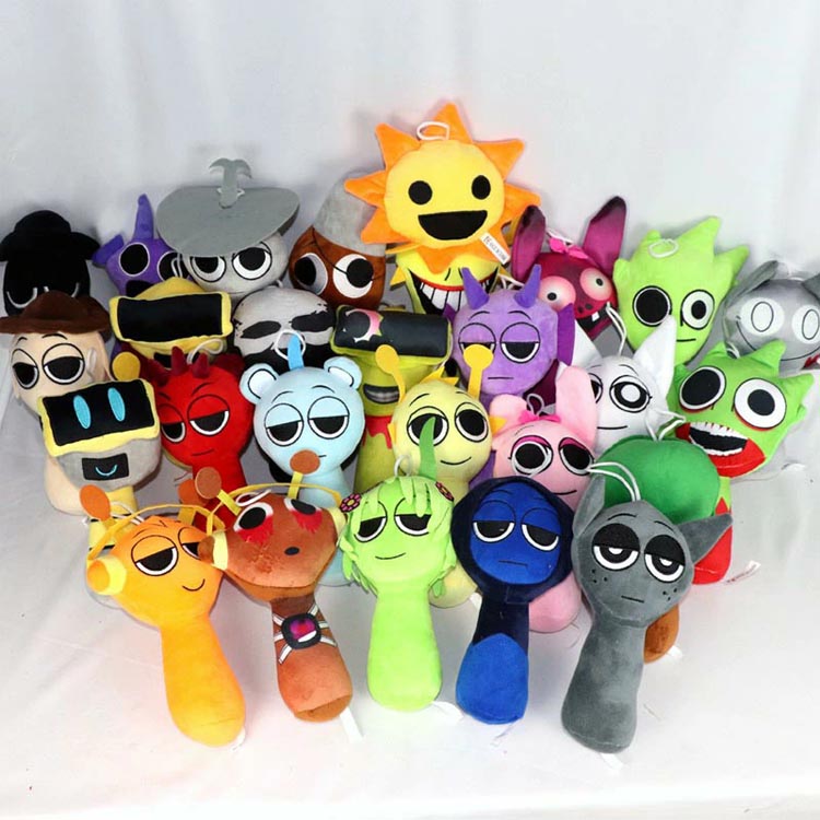 sprunki スプランキー　ぬいぐるみ 12体セット 楽天市場】Sprunki incredibox スプランキー ぬいぐるみ 8点