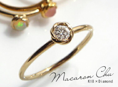 楽天市場】【再販】K18 ダイヤモンド チェーンリング「ハートカット