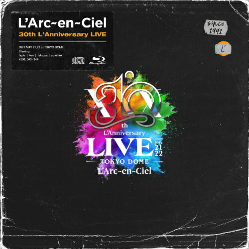 BD / L'Arc-en-Ciel / 30th L'Anniversary LIVE(Blu-ray) (2Blu-ray+2CD) (完全生産限定盤) / KSXL-340