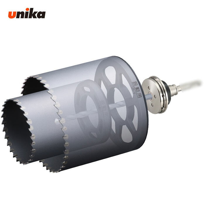 ユニカ UR21-KV1116NST 多役立つこと中核グループせん孔機UR21 換気ファン用 振りまわす用 UR-KV(仕掛ける) 110＋160粍φ 引っ切り無い軸