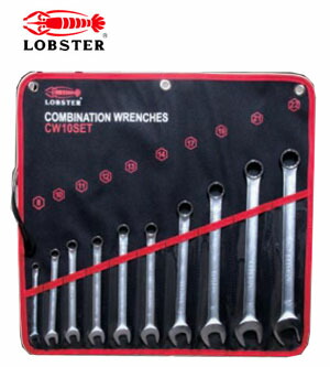 エビ/ロブテックス CW10SET コンビネーションレンチ　10丁セット｜プロ向け工具専門店【愛道具館】